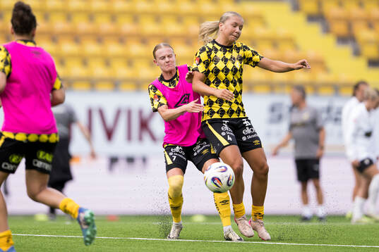 Elfsborgs Hanna Jiozon och Alice Broman