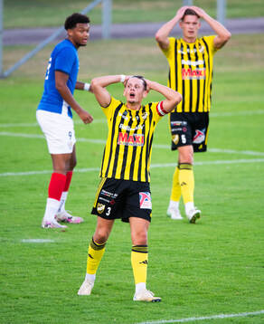 IFK Hässleholms Viktor Ahlgren och Axel Henriksson deppar