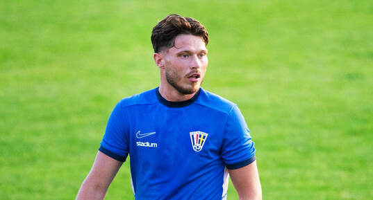 Balkans Kevin Harletun i matchen i division 2 mellan IFK