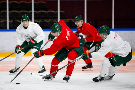 Frölundas Filip Cederqvist och Jere Innala