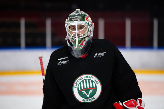 Frölundas målvakt Tobias Normann