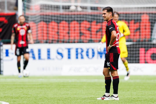 Östersunds Ahmed Bonnah deppar