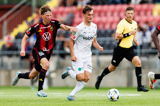 Helsingborgs Casper Ljung Hofvendahl och Östersunds Albin