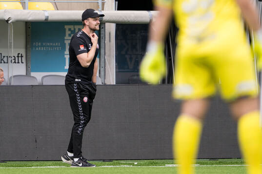 Kristianstads tränare Daniel Angergård