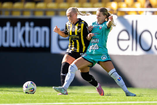 Häckens Matilda Nildén och Kristianstads Tilda Persson