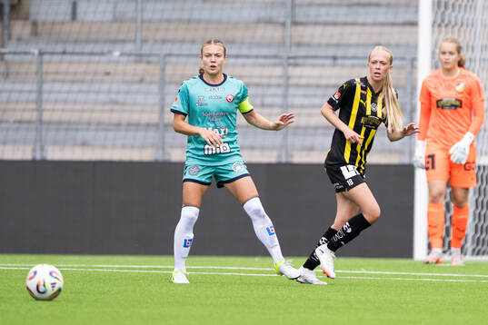 Kristianstads Beata Olsson och Häckens Lisa Löwing