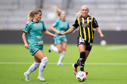 Kristianstads Tilda Persson och Häckens Alva Selerud