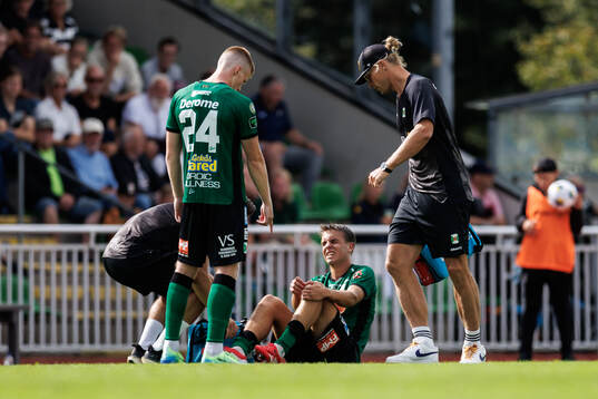 Varbergs Isak Vidjeskog har ont