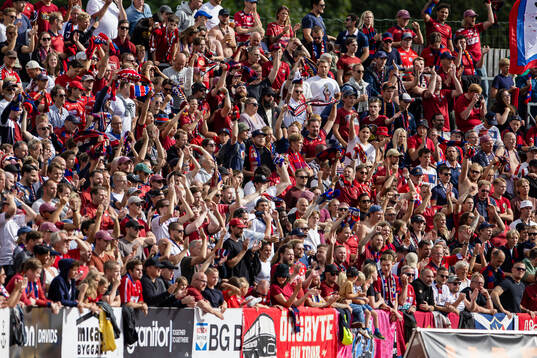 under fotbollsmatchen i Superettan mellan Varberg och