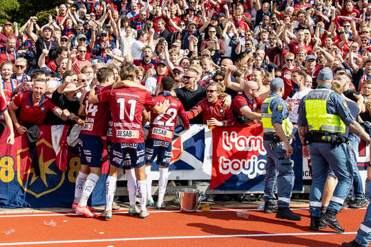 under fotbollsmatchen i Superettan mellan Varberg och