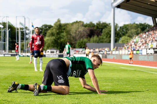 Varbergs Edvin Tellgren deppar