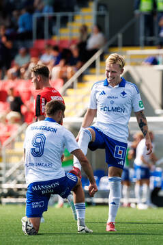 IFK Norrköpings Isak Andri Sigurgeirsson och Arnor