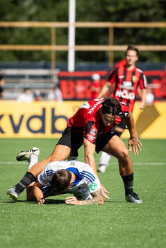 Brommapojkarnas Kevin Ackermann och IFK Norrköpings Arnor