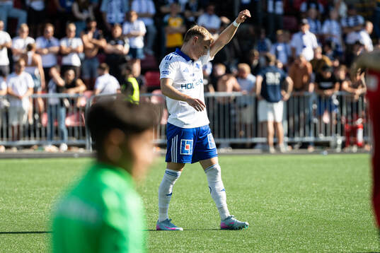 IFK Norrköpings Isak Andri Sigurgeirsson deppar
