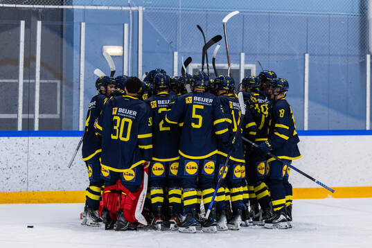 under en internmatch med Svenska U17-landslaget i ishockey