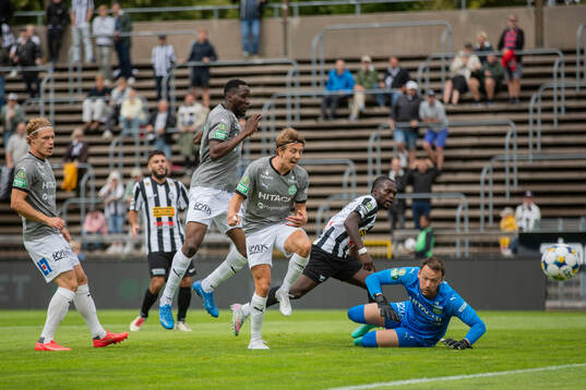Landskronas Xavier Odhiambo avslutar