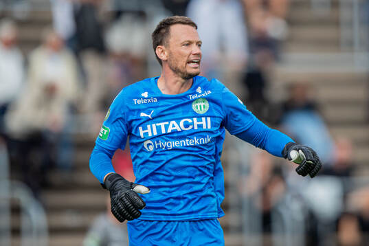 Västerås målvakt Anton Fagerström