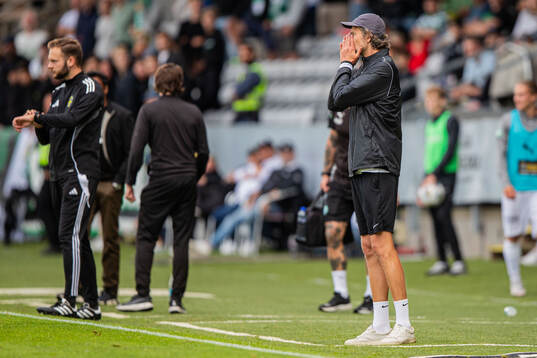 Landskronas tränare Robin Asterhed