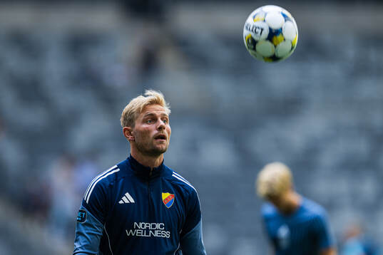Djurgårdens målvakt Jacob Rinne