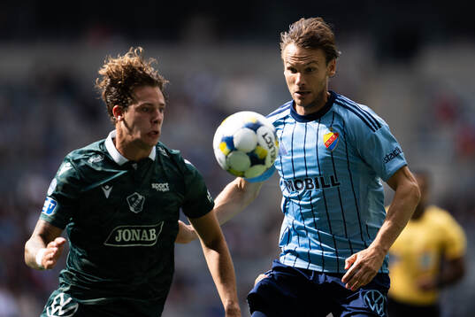 Halmstads Gabriel Wallentin och Djurgårdens Albin Ekdal