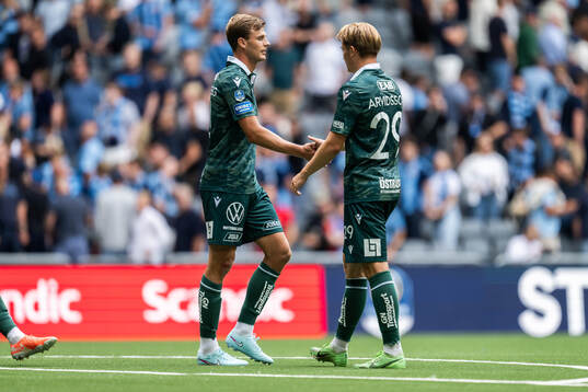 Halmstads Filip Schyberg och Ludvig Arvidsson