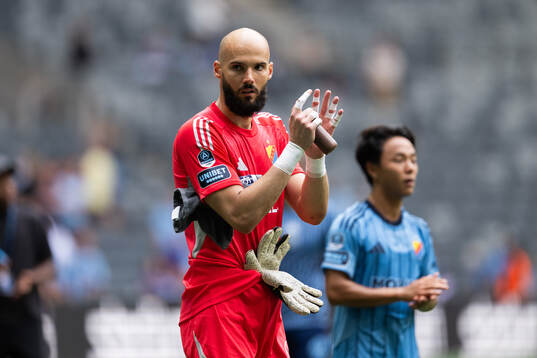 Djurgårdens målvakt Filip Manojlovic