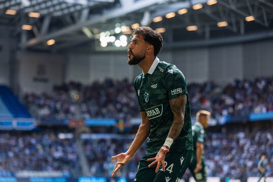 Halmstads Rami Kaib reagerar