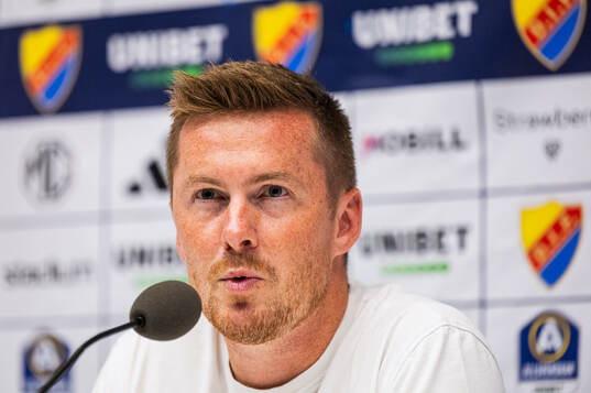 Halmstads tränare Johan Lindholm