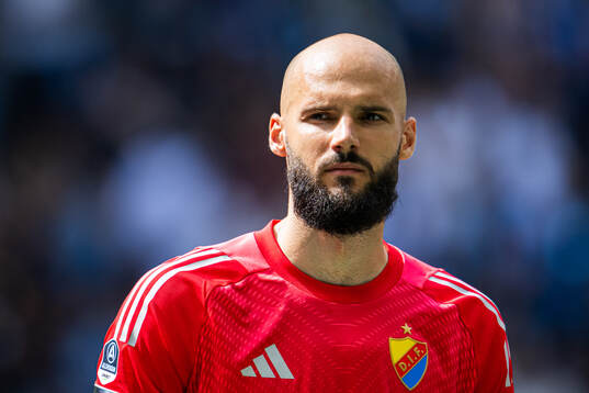 Djurgårdens målvakt Filip Manojlovic