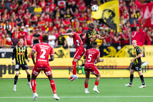Häckens Silas Andersen och Elfsborgs Taylor Silverholt