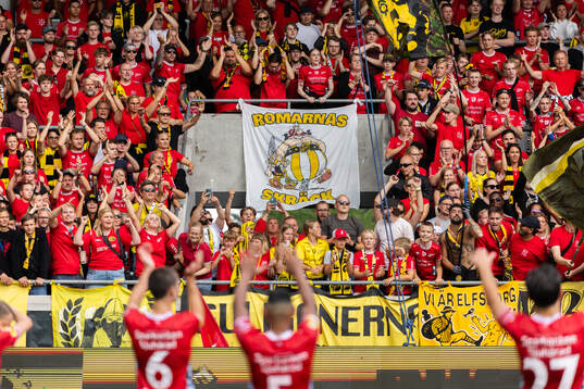 Elfsborgs spelare och supportrar