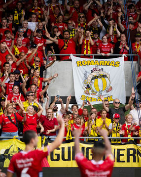 under fotbollsmatchen i Allsvenskan mellan Häcken och