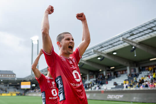 Elfsborgs Rasmus Wikström jublar