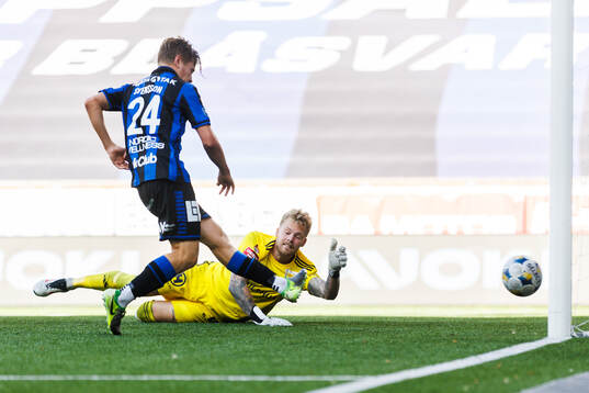 Sirius Victor Svensson gör 1-0 (som sedan döms bort för