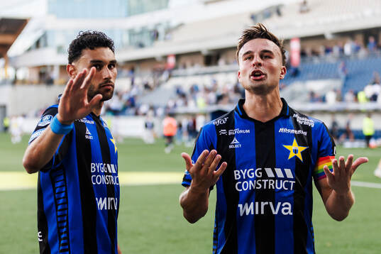 Sirius Joakim Persson och Henrik Rönnlöf Castegren deppar