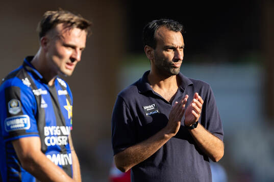 Sirius tränare Andreas Engelmark deppar