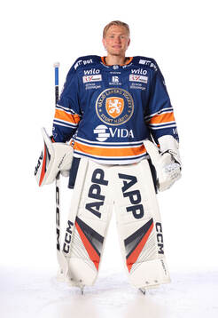 Växjös målvakt Ludvig Persson