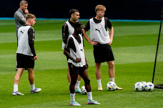 Salifou Soumah, Andrej Djuric and Nils Zätterström
