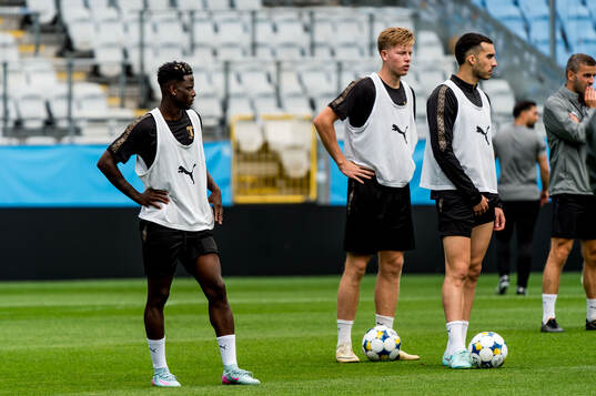 Salifou Soumah, Nils Zätterström and Andrej Djuric