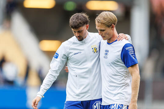 IFK Göteborgs Ramon Pascal Lundqvist och Max Fenger