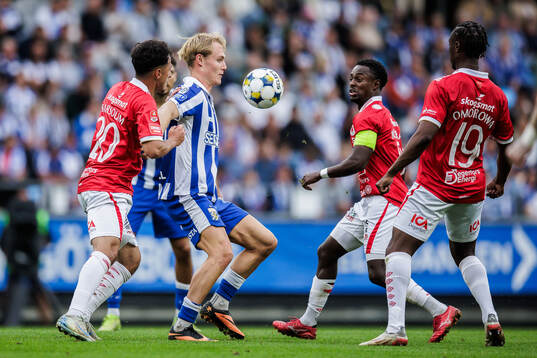 Degerfors Elias Barsoum, Nahom Netabay och Richie Omorowa