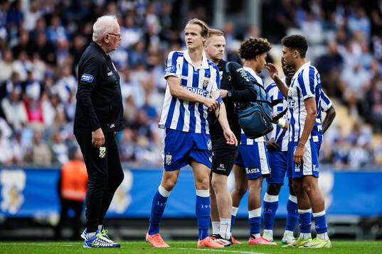 IFK Göteborgs August Erlingmark har ont