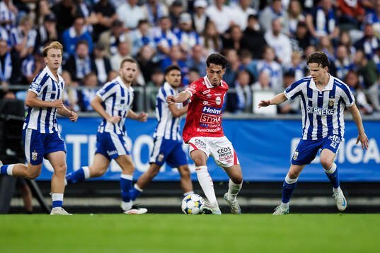 Degerfors Elias Barsoum och IFK Göteborgs Kolbeinn