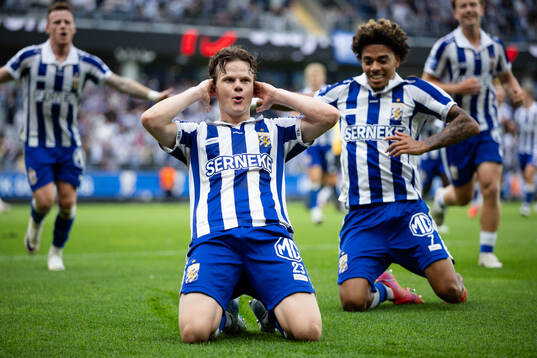 IFK Göteborgs Kolbeinn Thordarson jublar