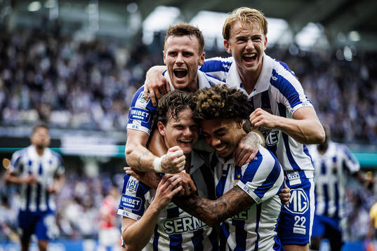 IFK Göteborgs Kolbeinn Thordarson, Tobias Heintz, Noah