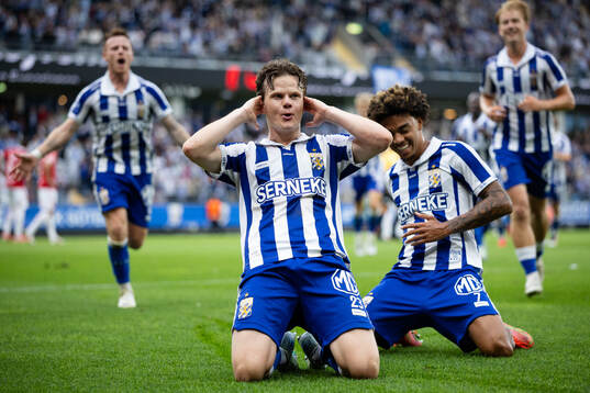 IFK Göteborgs Kolbeinn Thordarson jublar