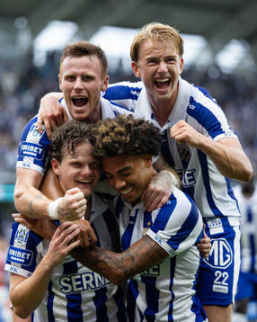 IFK Göteborgs Kolbeinn Thordarson jublar