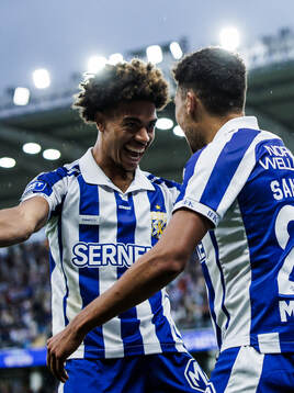 IFK Göteborgs Sebastian Clemmensen och Thomas Santos