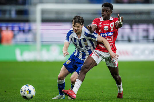 IFK Göteborgs Kolbeinn Thordarson och Degerfors Ziyad