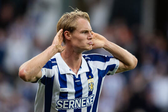 IFK Göteborgs Max Fenger jublar